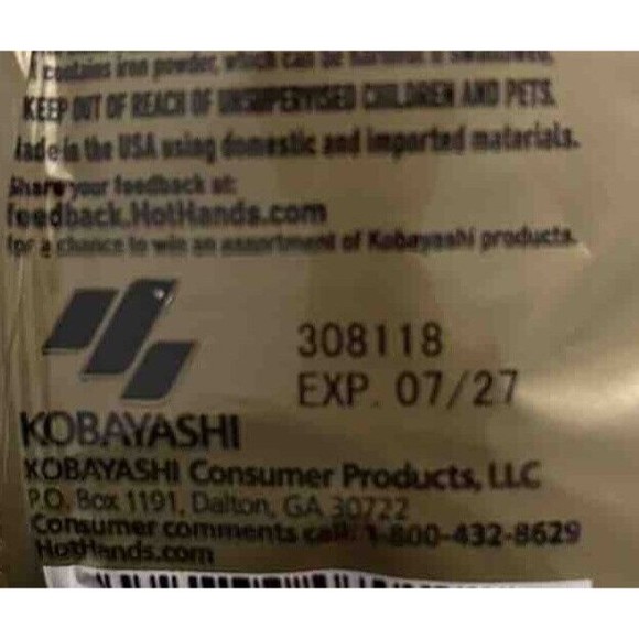 HOTHANDS-Hand Warmers-10 PAIRS-Ready To Use-Value Pack-10 Hours Of Heat-EXP 7/27 - Picture 6 of 7